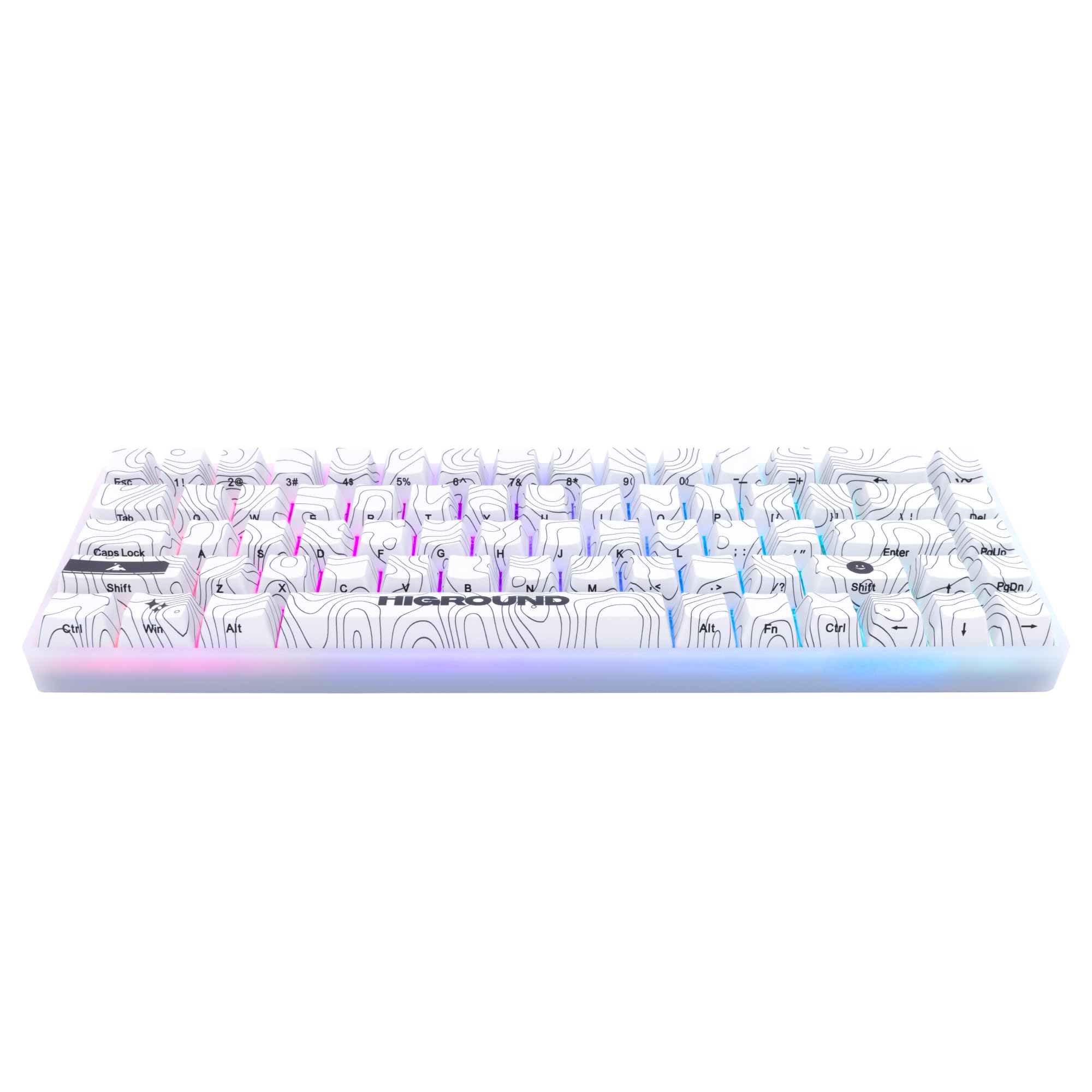 Higround Trailhead 65% Mechanical Usb Wired Gaming Keyboard, Ttc Linear Custom Switches, Programable Rgb, Hot Swappable, Deep Th